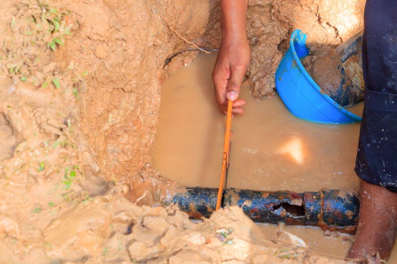 Repaired Drainage Pipes